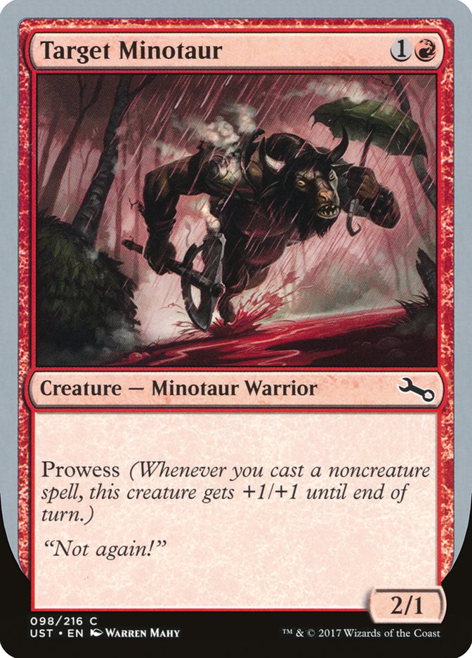 Target Minotaur (Rain Art) [Unstable] | L.A. Mood Comics and Games