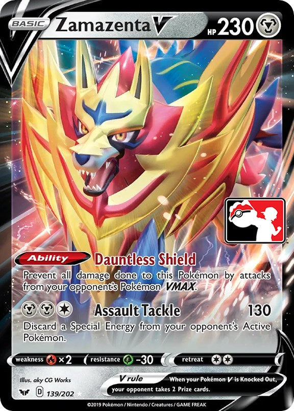 Zamazenta V (139/202) [Prize Pack Series One] | L.A. Mood Comics and Games