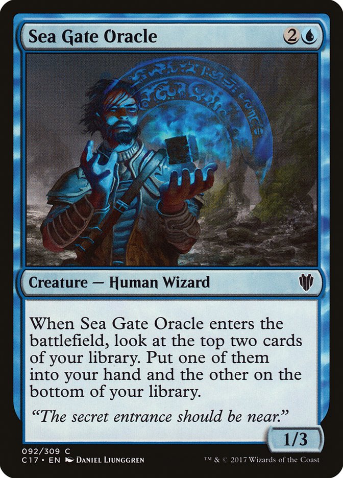 Sea Gate Oracle [Commander 2017] | L.A. Mood Comics and Games