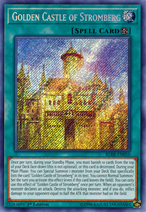 Golden Castle of Stromberg [BLRR-EN010] Secret Rare | L.A. Mood Comics and Games