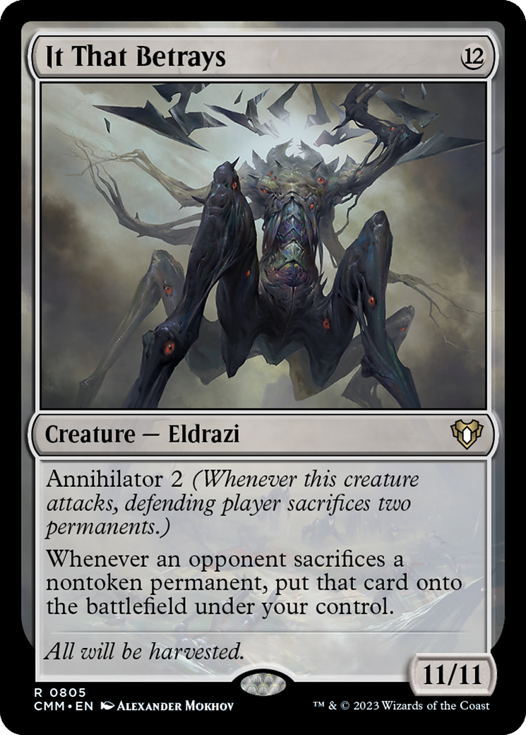It That Betrays [Commander Masters] | L.A. Mood Comics and Games