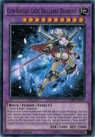 Gem-Knight Lady Brilliant Diamond [CORE-EN047] Ultra Rare | L.A. Mood Comics and Games