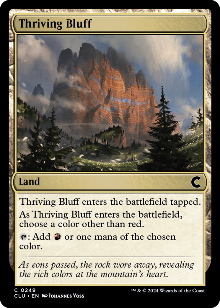 Thriving Bluff [Ravnica: Clue Edition] | L.A. Mood Comics and Games