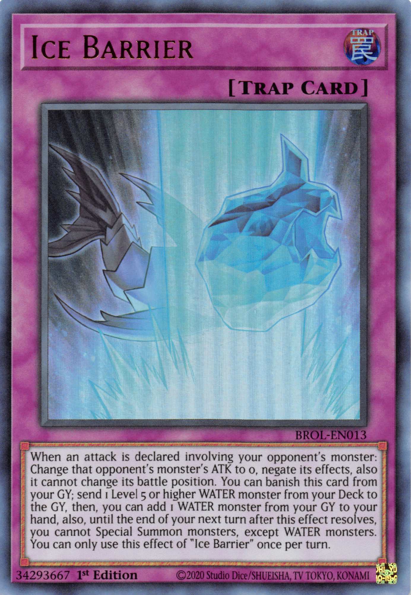 Ice Barrier [BROL-EN013] Ultra Rare | L.A. Mood Comics and Games