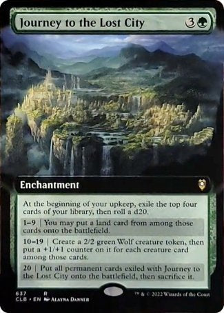 Journey to the Lost City (Extended Art) [Commander Legends: Battle for Baldur's Gate] | L.A. Mood Comics and Games