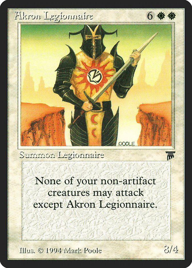 Akron Legionnaire [Legends] | L.A. Mood Comics and Games