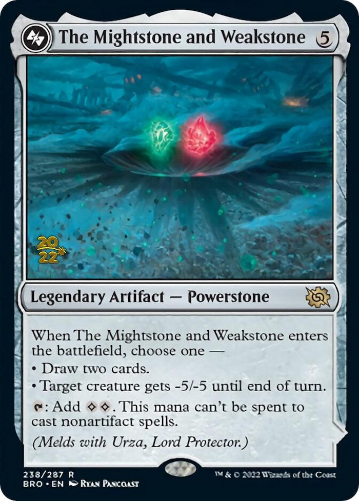 The Mightstone and Weakstone [The Brothers' War Prerelease Promos] | L.A. Mood Comics and Games