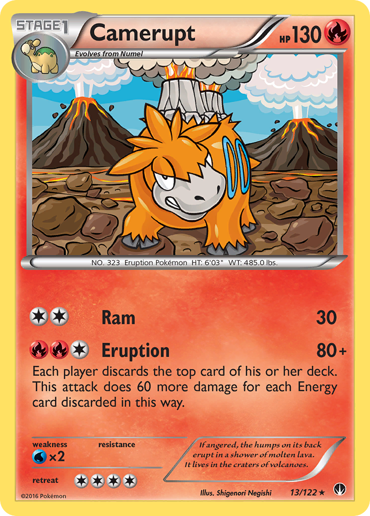 Camerupt (13/122) [XY: BREAKpoint] | L.A. Mood Comics and Games