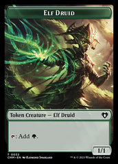 Eldrazi Spawn // Elf Druid Double-Sided Token [Commander Masters Tokens] | L.A. Mood Comics and Games
