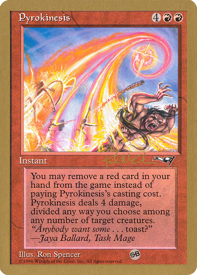 Pyrokinesis (Paul McCabe) (SB) [World Championship Decks 1997] | L.A. Mood Comics and Games