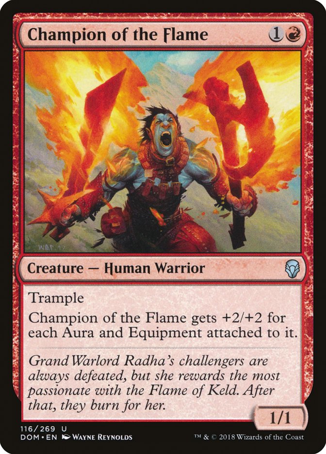 Champion of the Flame [Dominaria] | L.A. Mood Comics and Games