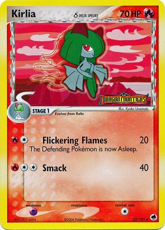 Kirlia (33/101) (Delta Species) (Stamped) [EX: Dragon Frontiers] | L.A. Mood Comics and Games