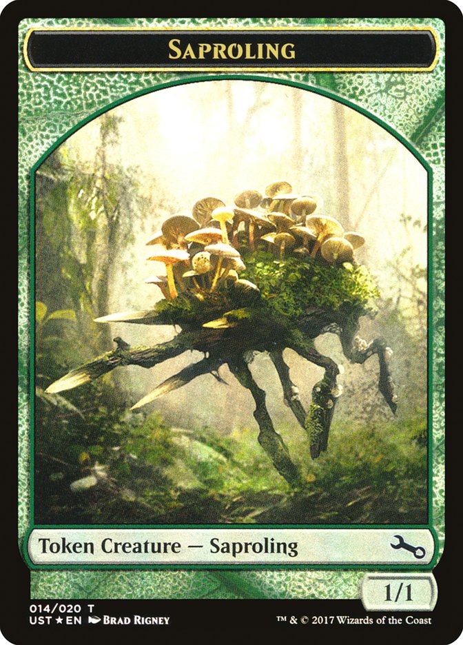 Saproling // Saproling Double-Sided Token [Unstable Tokens] | L.A. Mood Comics and Games