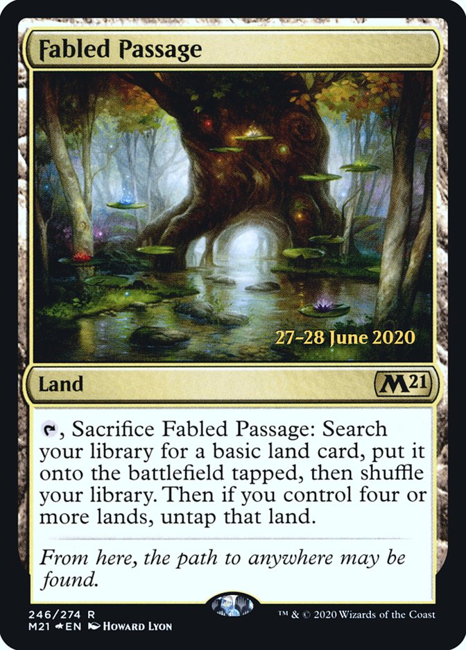 Fabled Passage [Core Set 2021 Prerelease Promos] | L.A. Mood Comics and Games