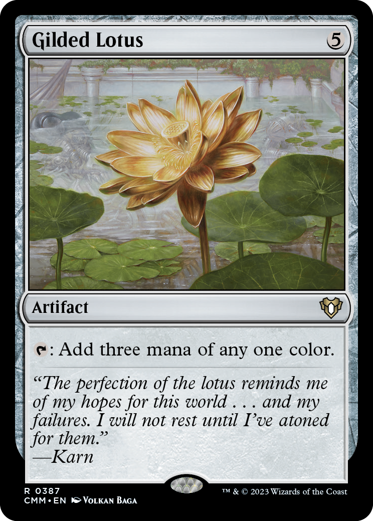 Gilded Lotus [Commander Masters] | L.A. Mood Comics and Games
