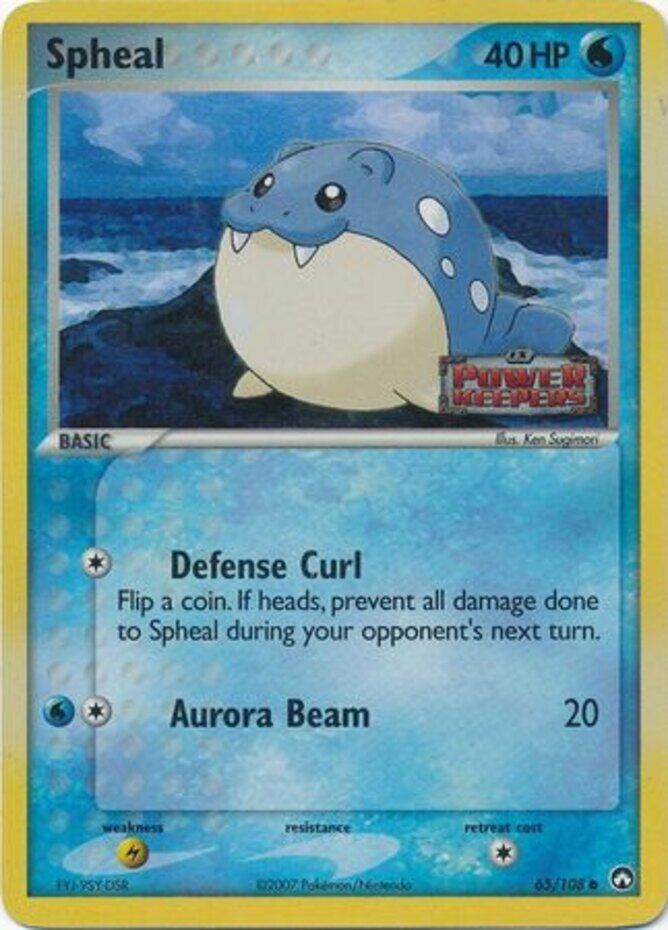 Spheal (65/108) (Stamped) [EX: Power Keepers] | L.A. Mood Comics and Games