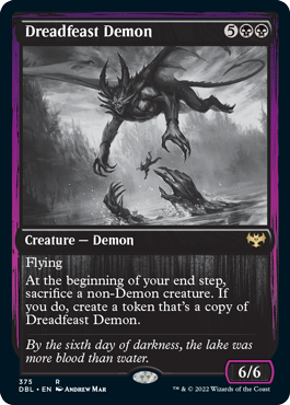 Dreadfeast Demon [Innistrad: Double Feature] | L.A. Mood Comics and Games