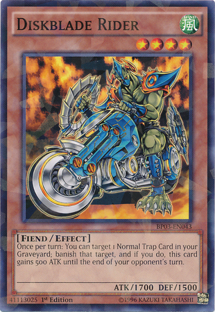 Diskblade Rider [BP03-EN043] Shatterfoil Rare | L.A. Mood Comics and Games