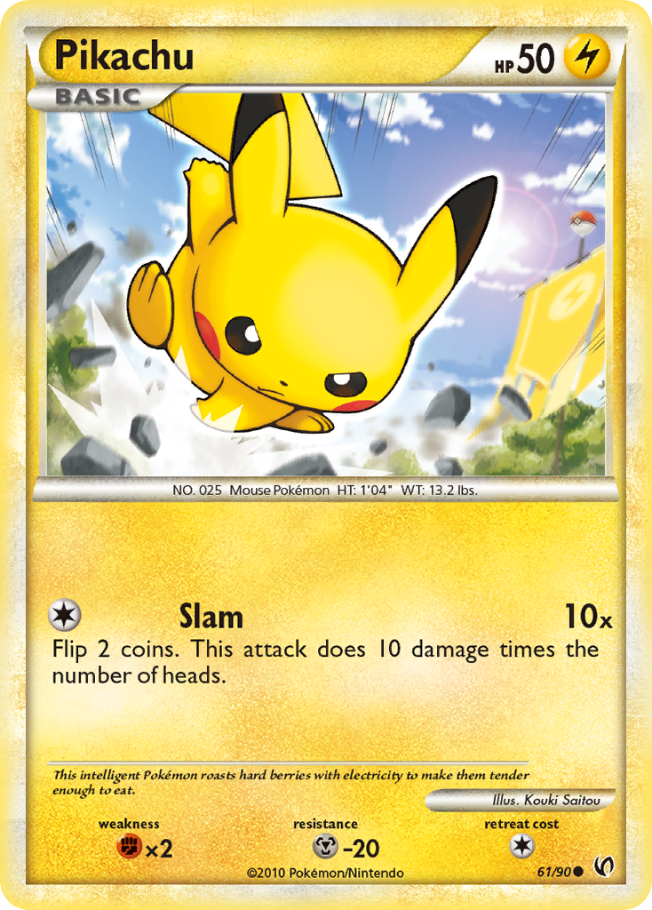 Pikachu (61/90) [HeartGold & SoulSilver: Undaunted] | L.A. Mood Comics and Games