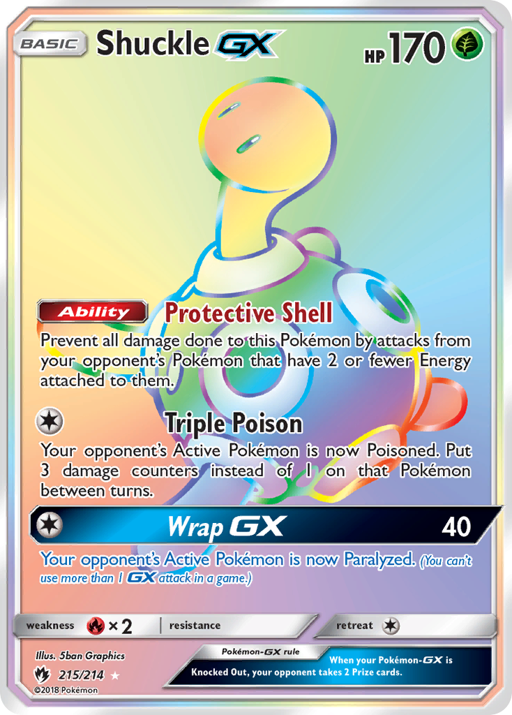Shuckle GX (215/214) [Sun & Moon: Lost Thunder] | L.A. Mood Comics and Games