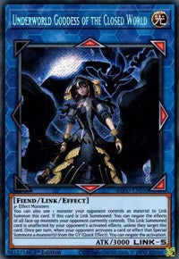 Underworld Goddess of the Closed World [BLVO-EN050] Secret Rare | L.A. Mood Comics and Games