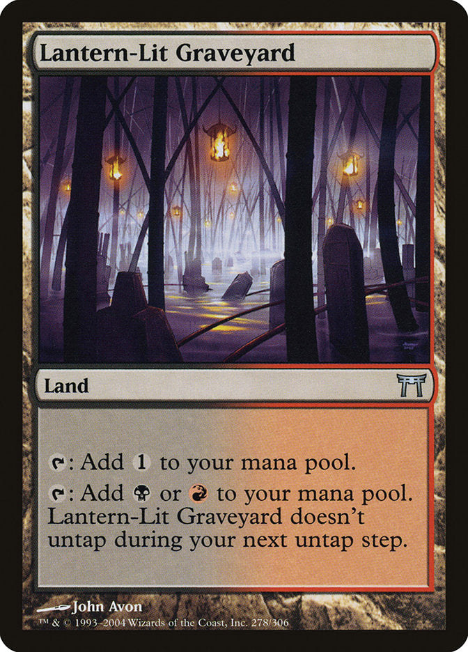 Lantern-Lit Graveyard [Champions of Kamigawa] | L.A. Mood Comics and Games