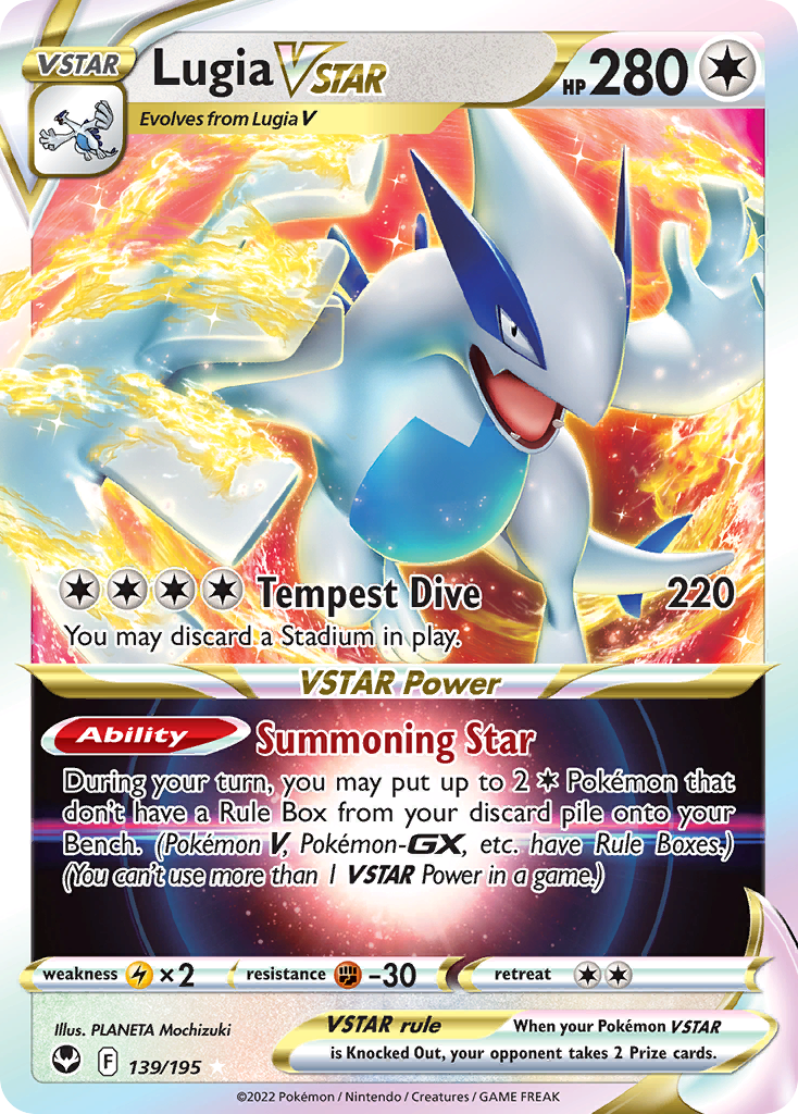 Lugia VSTAR (139/195) (Jumbo Card) [Sword & Shield: Silver Tempest] | L.A. Mood Comics and Games