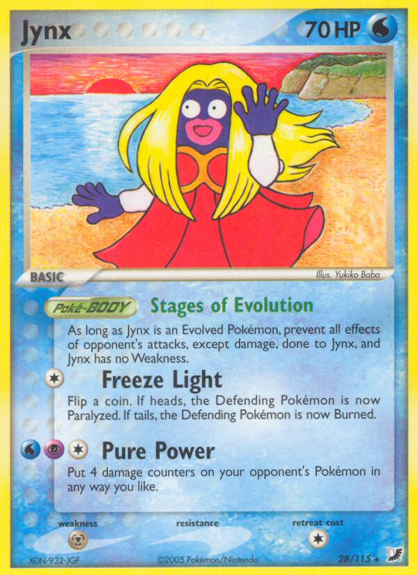 Jynx (28/115) [EX: Unseen Forces] | L.A. Mood Comics and Games