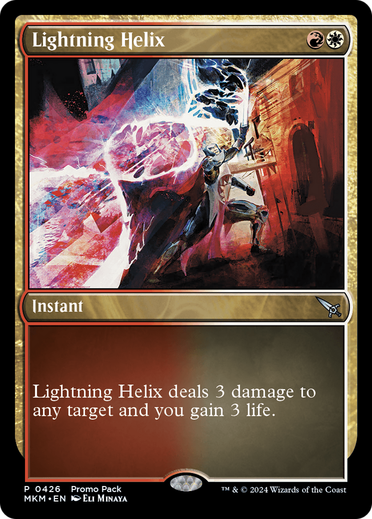 Lightning Helix (Promo Pack) [Murders at Karlov Manor Promos] | L.A. Mood Comics and Games