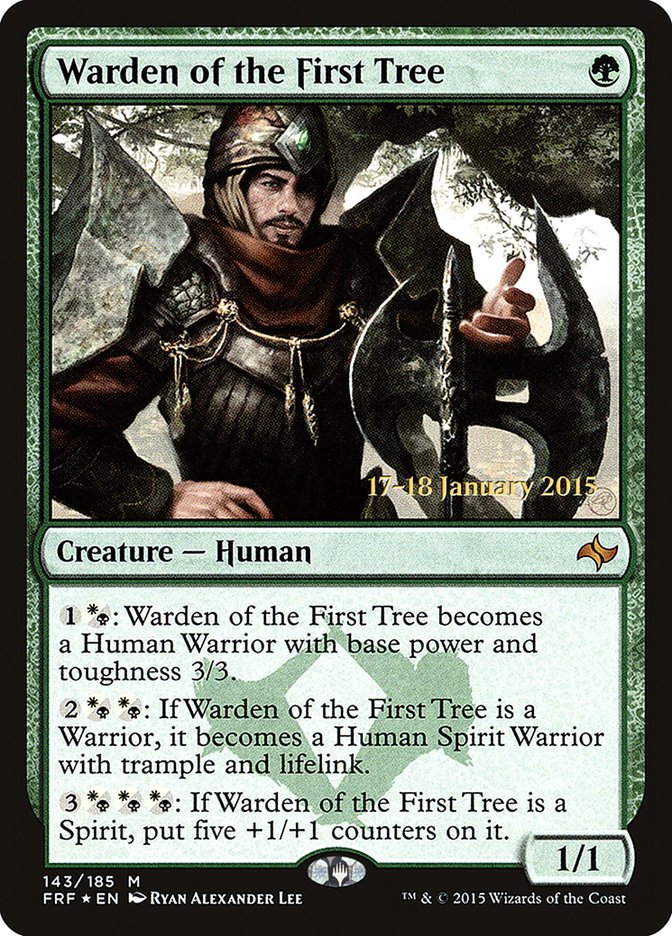 Warden of the First Tree [Fate Reforged Prerelease Promos] | L.A. Mood Comics and Games