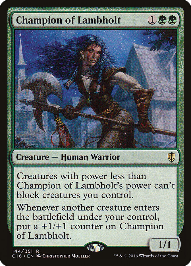 Champion of Lambholt [Commander 2016] | L.A. Mood Comics and Games