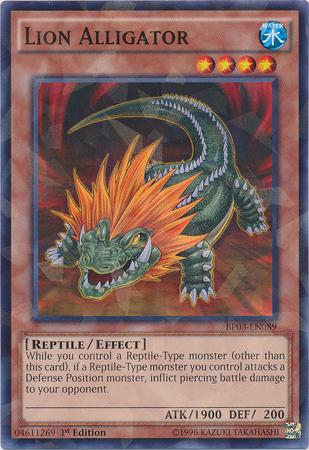 Lion Alligator [BP03-EN089] Shatterfoil Rare | L.A. Mood Comics and Games
