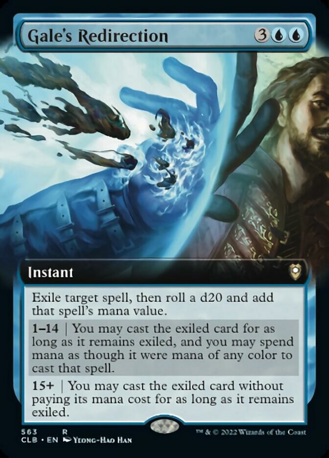 Gale's Redirection (Extended Art) [Commander Legends: Battle for Baldur's Gate] | L.A. Mood Comics and Games