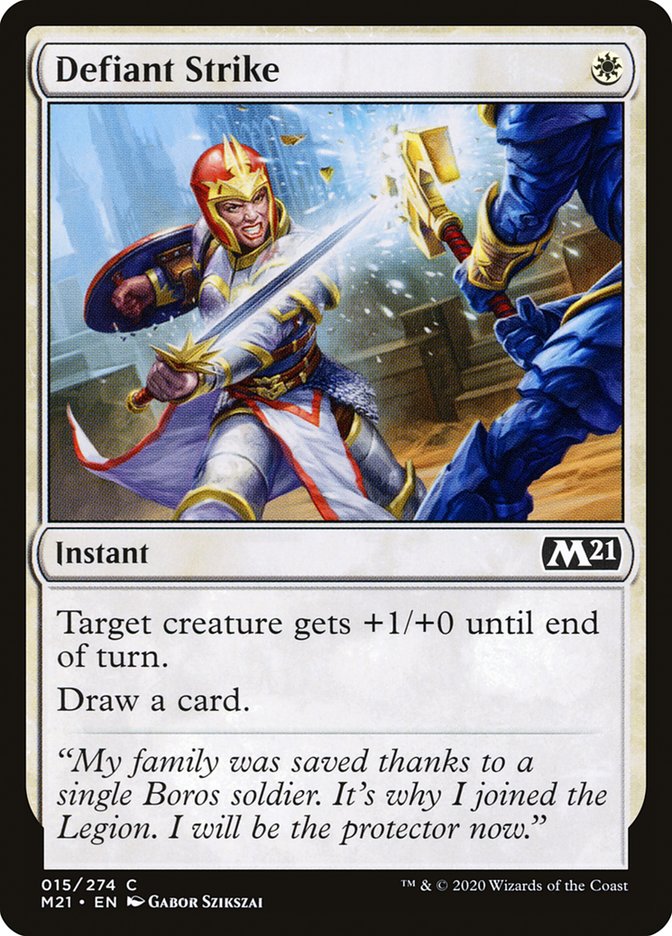 Defiant Strike [Core Set 2021] | L.A. Mood Comics and Games