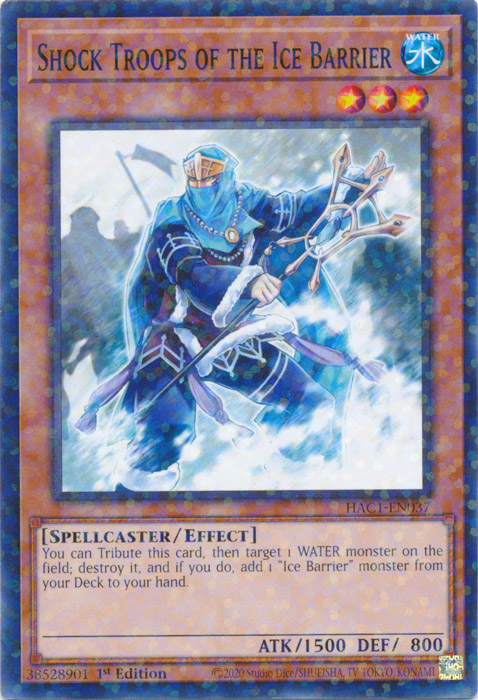 Shock Troops of the Ice Barrier (Duel Terminal) [HAC1-EN037] Common | L.A. Mood Comics and Games