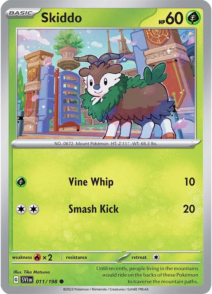 Skiddo (011/198) [Scarlet & Violet: Base Set] | L.A. Mood Comics and Games