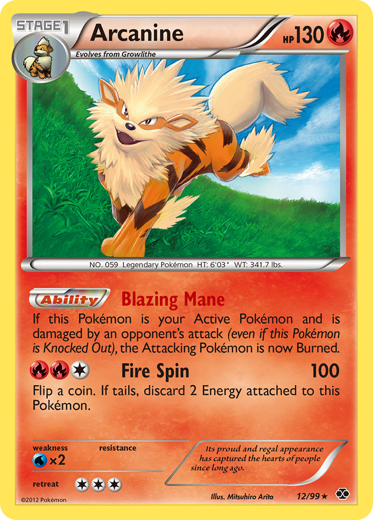 Arcanine (12/99) [Black & White: Next Destinies] | L.A. Mood Comics and Games
