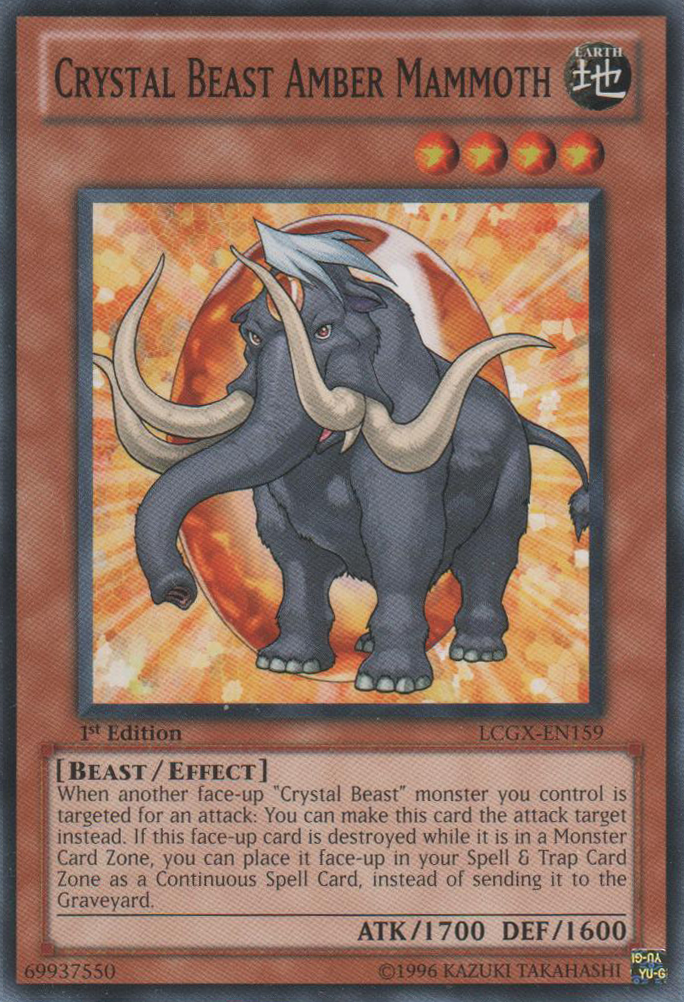 Crystal Beast Amber Mammoth [LCGX-EN159] Common | L.A. Mood Comics and Games