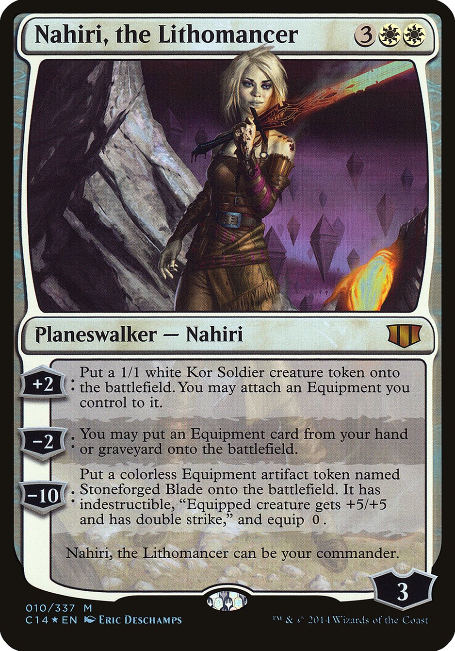 Nahiri, the Lithomancer (Oversized) [Commander 2014 Oversized] | L.A. Mood Comics and Games