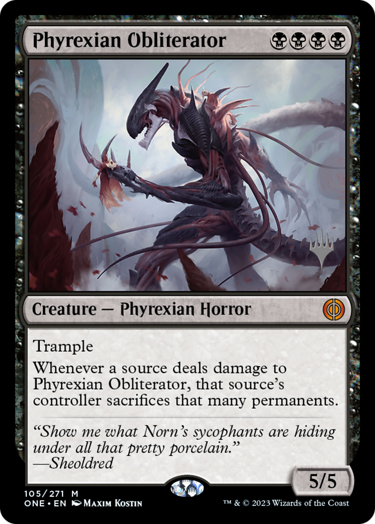 Phyrexian Obliterator (Promo Pack) [Phyrexia: All Will Be One Promos] | L.A. Mood Comics and Games