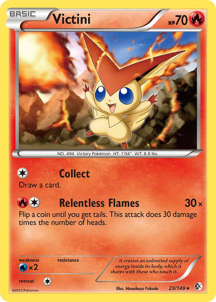 Victini (23/149) [Black & White: Boundaries Crossed] | L.A. Mood Comics and Games