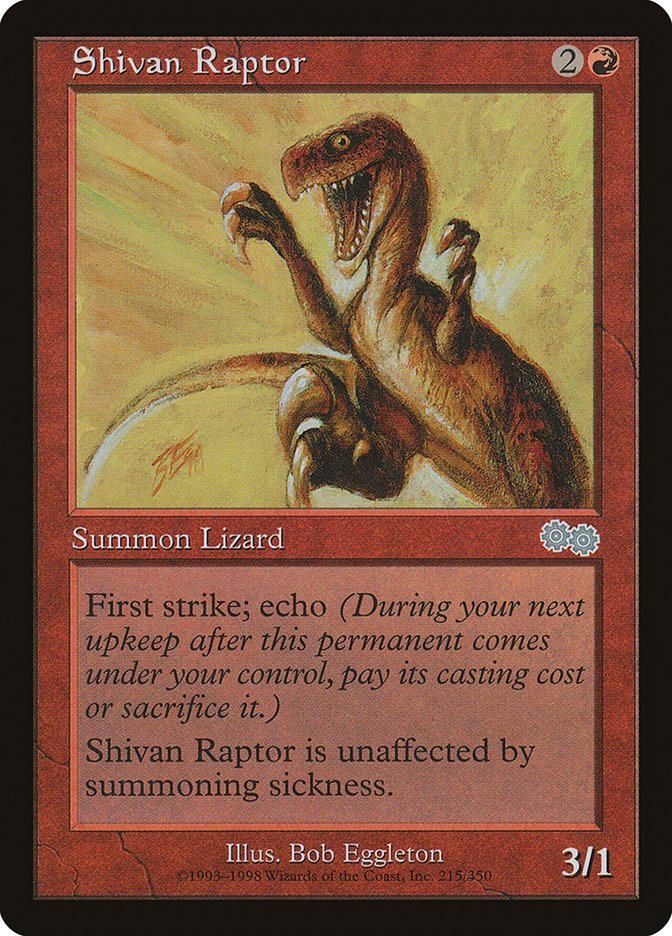 Shivan Raptor [Urza's Saga] | L.A. Mood Comics and Games