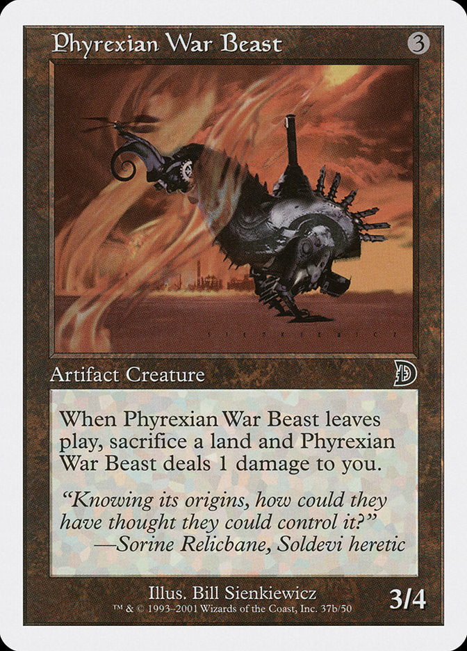 Phyrexian War Beast (Signature on Right) [Deckmasters] | L.A. Mood Comics and Games