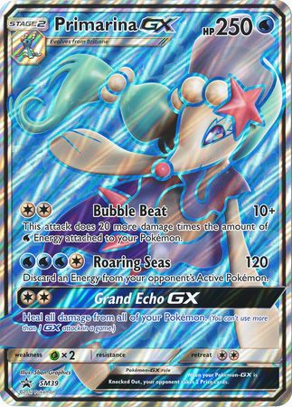 Primarina GX (SM39) (Jumbo Card) [Sun & Moon: Black Star Promos] | L.A. Mood Comics and Games