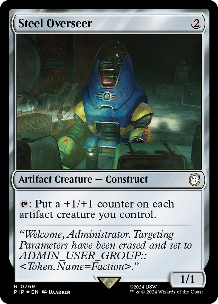 Steel Overseer (Surge Foil) [Fallout] | L.A. Mood Comics and Games