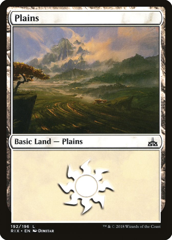 Plains (192) [Rivals of Ixalan] | L.A. Mood Comics and Games