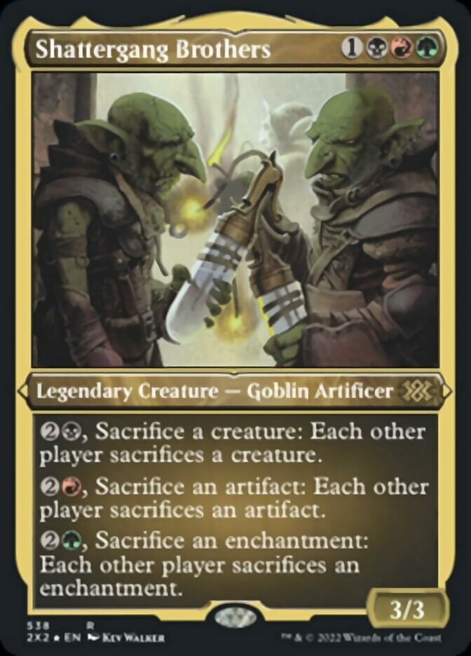 Shattergang Brothers (Foil Etched) [Double Masters 2022] | L.A. Mood Comics and Games
