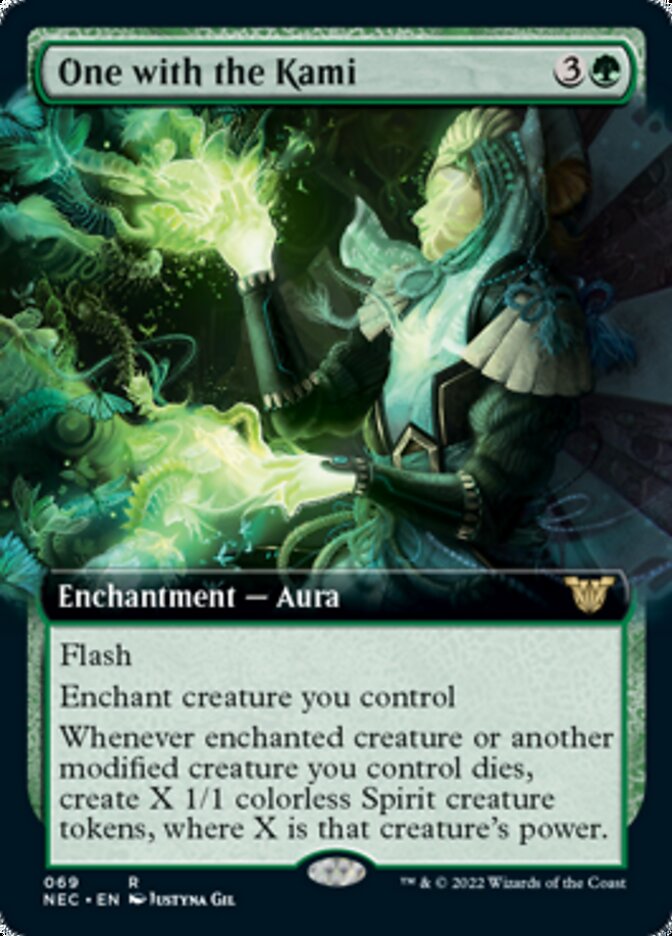 One with the Kami (Extended Art) [Kamigawa: Neon Dynasty Commander] | L.A. Mood Comics and Games