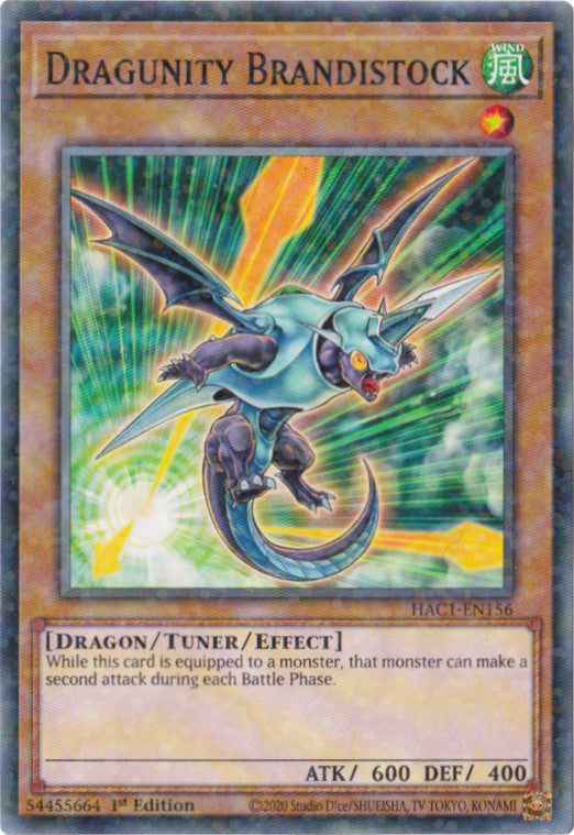 Dragunity Brandistock (Duel Terminal) [HAC1-EN156] Common | L.A. Mood Comics and Games