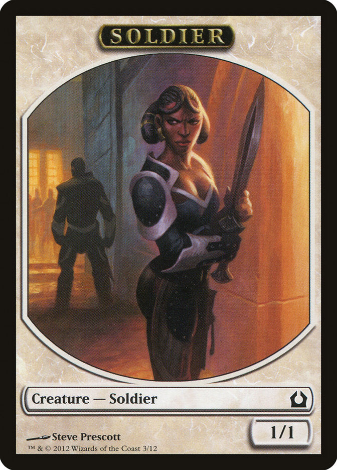 Soldier Token [Return to Ravnica Tokens] | L.A. Mood Comics and Games